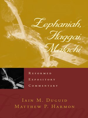 cover image of Zephaniah, Haggai, Malachi